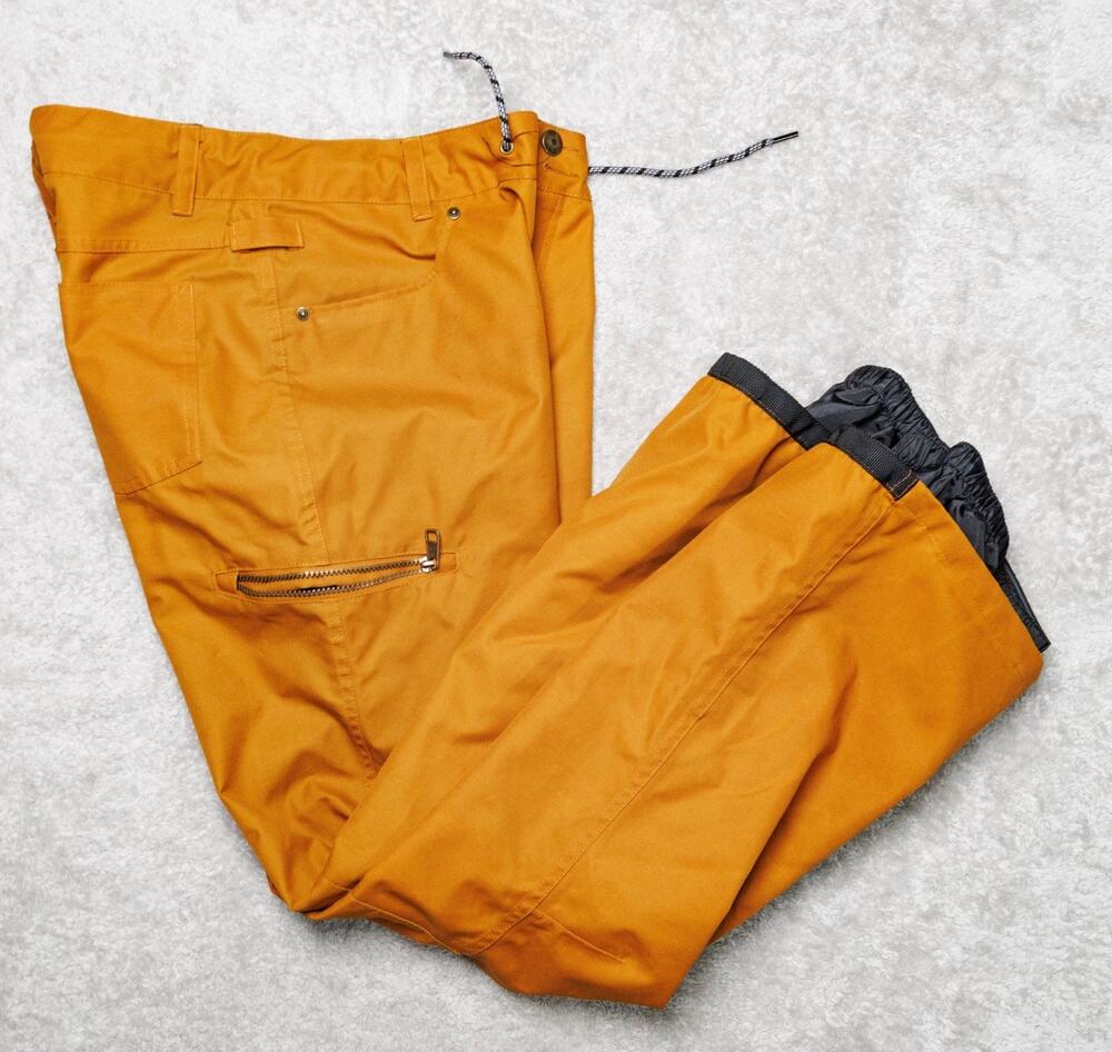 DC Snowboarding Gold Ski Snowboard Snow Insulated Pants 15K Mens Size XL